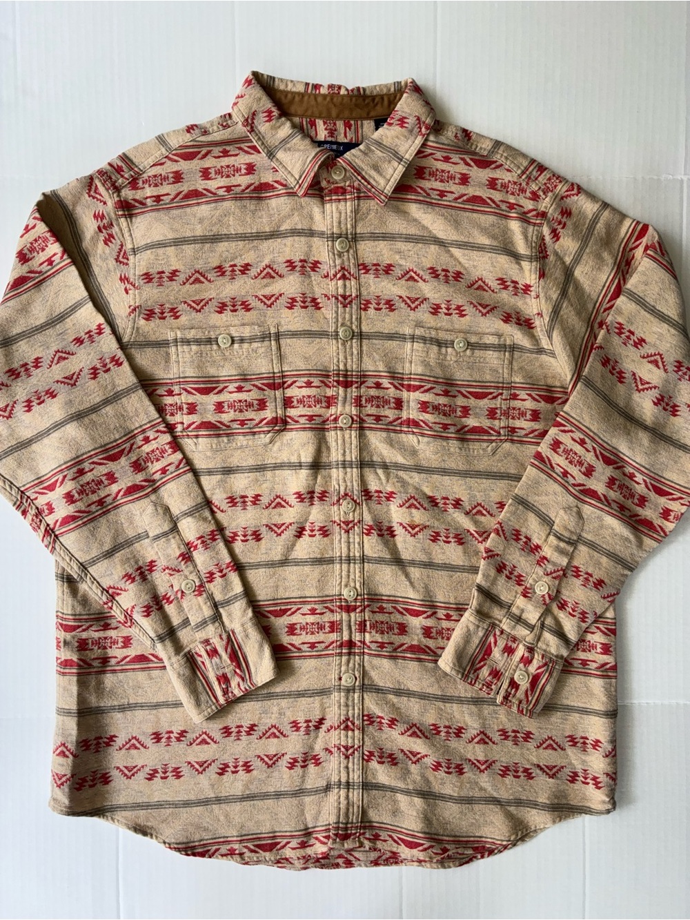 Cremieux Collection Men’s Long Sleeve Southwestern Aztec Button Up Size Large